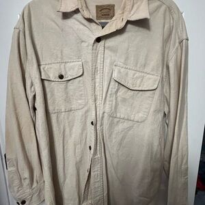 St. John's Bay Light Tan Shirt Jacket